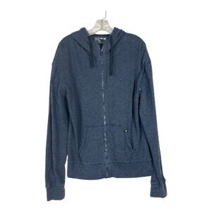 Pact Organic Size X Large Hoodie Full Zip Organic Cotton Blue Heather